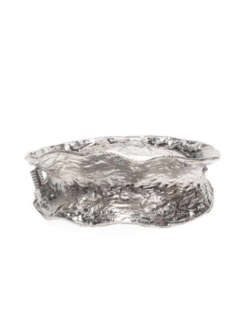 Bracelete Feminino Martelado – Prateado