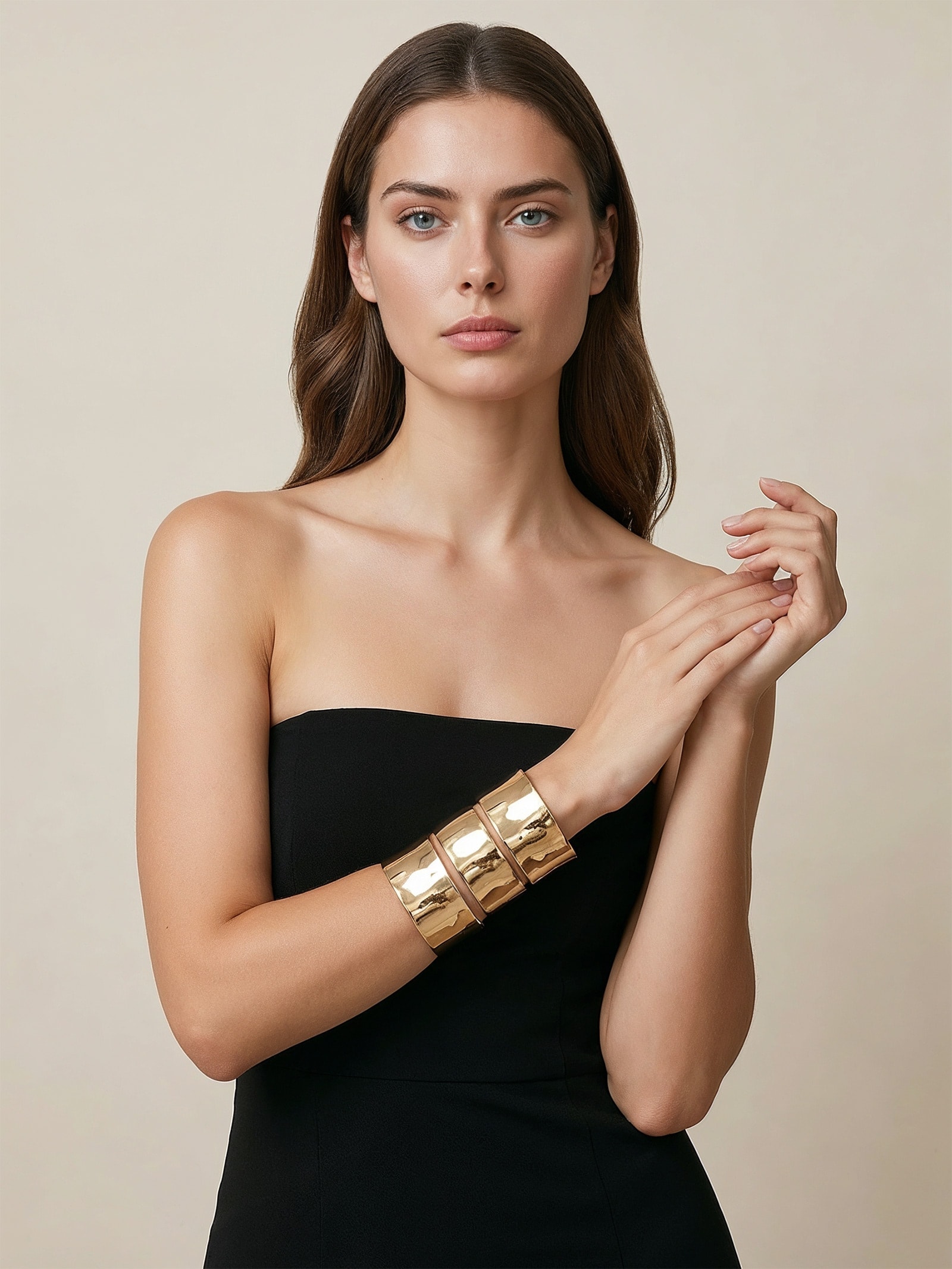Bracelete Feminino Maxi Dourado '2Essential
