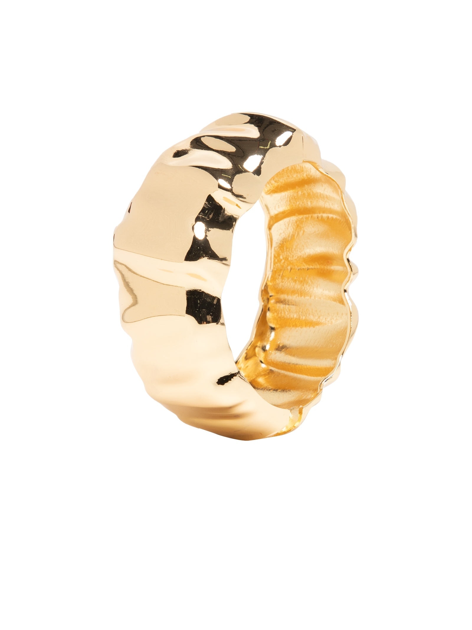 Bracelete Feminino Maxi Irregular Dourado  '2Essential