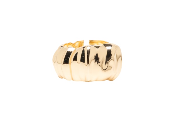 Bracelete Feminino Maxi Irregular - Dourado 