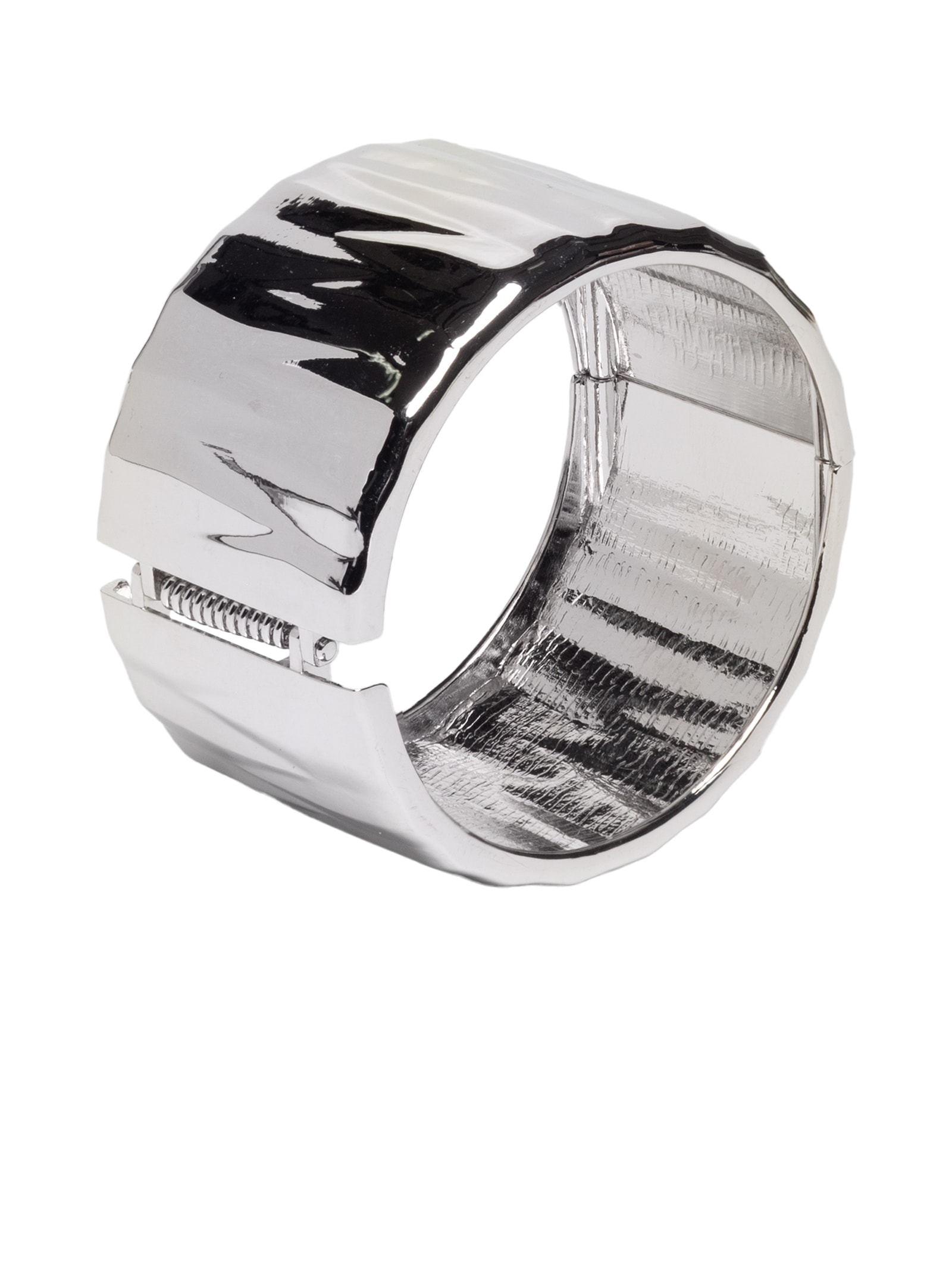 Bracelete Feminino Maxi Prateado   Market 33