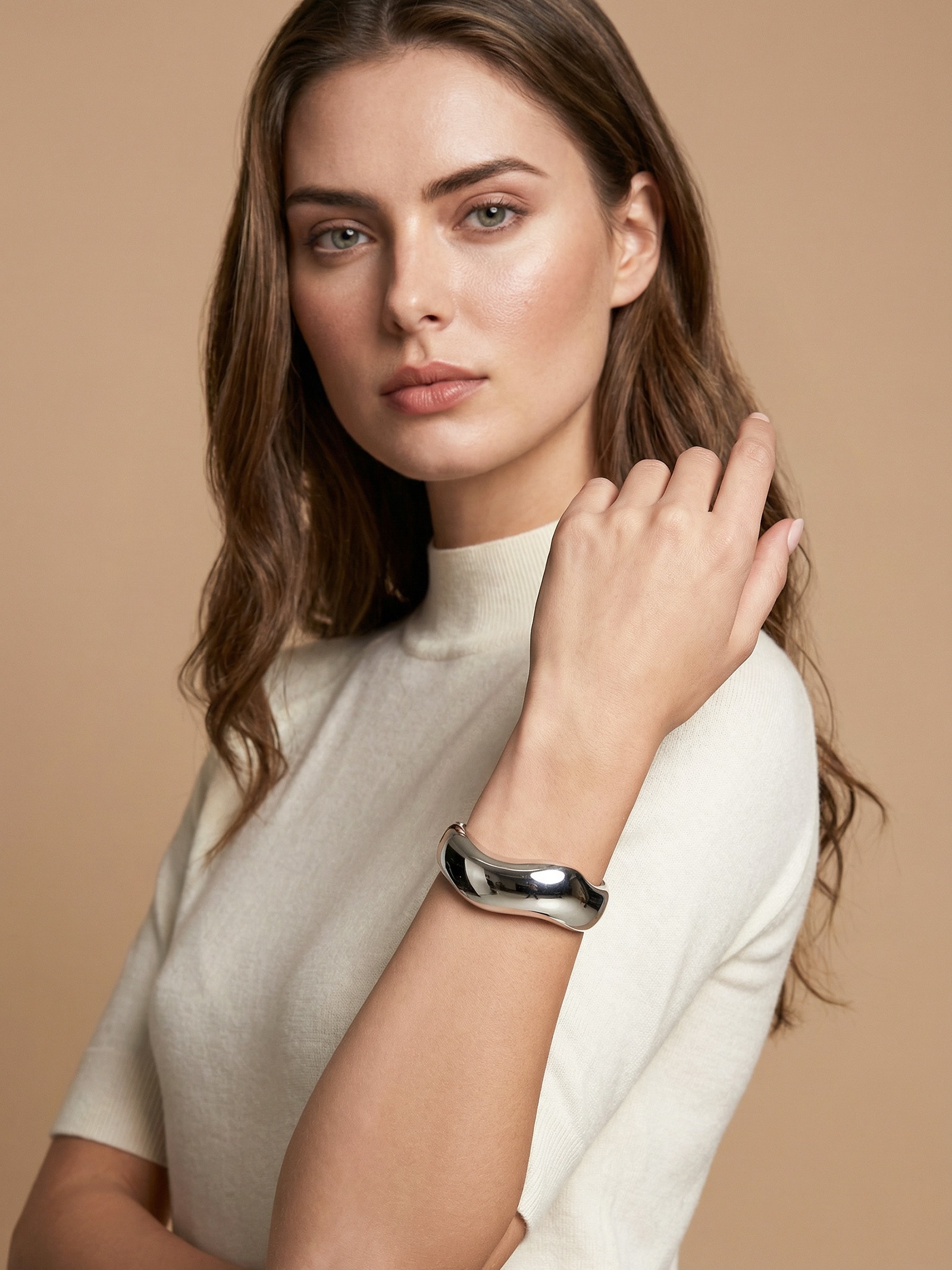 Bracelete Feminino Maxi Prateado '2Essential