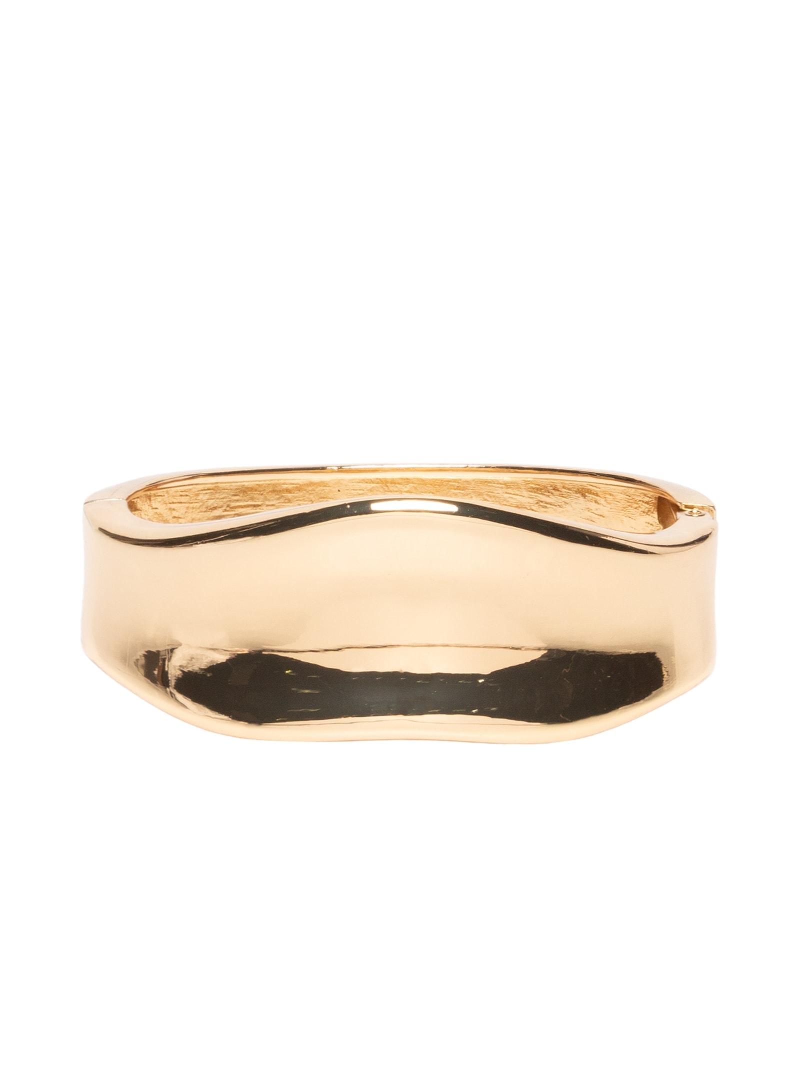 Bracelete Feminino Orgânico Dourado Basiq