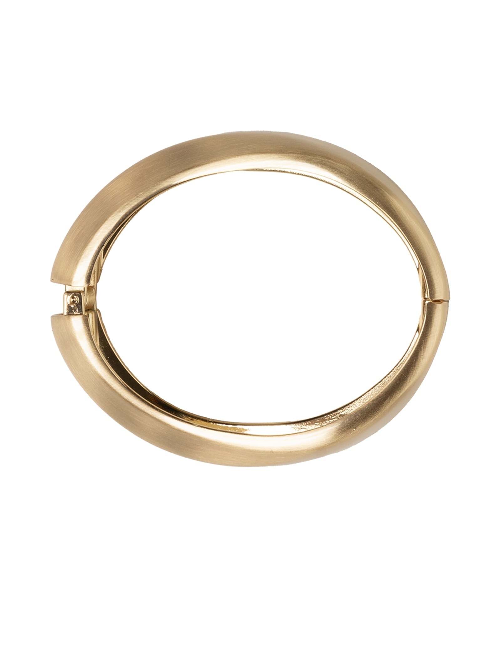 Bracelete Feminino Orgânico Metal Fosco Dourado '2Essential