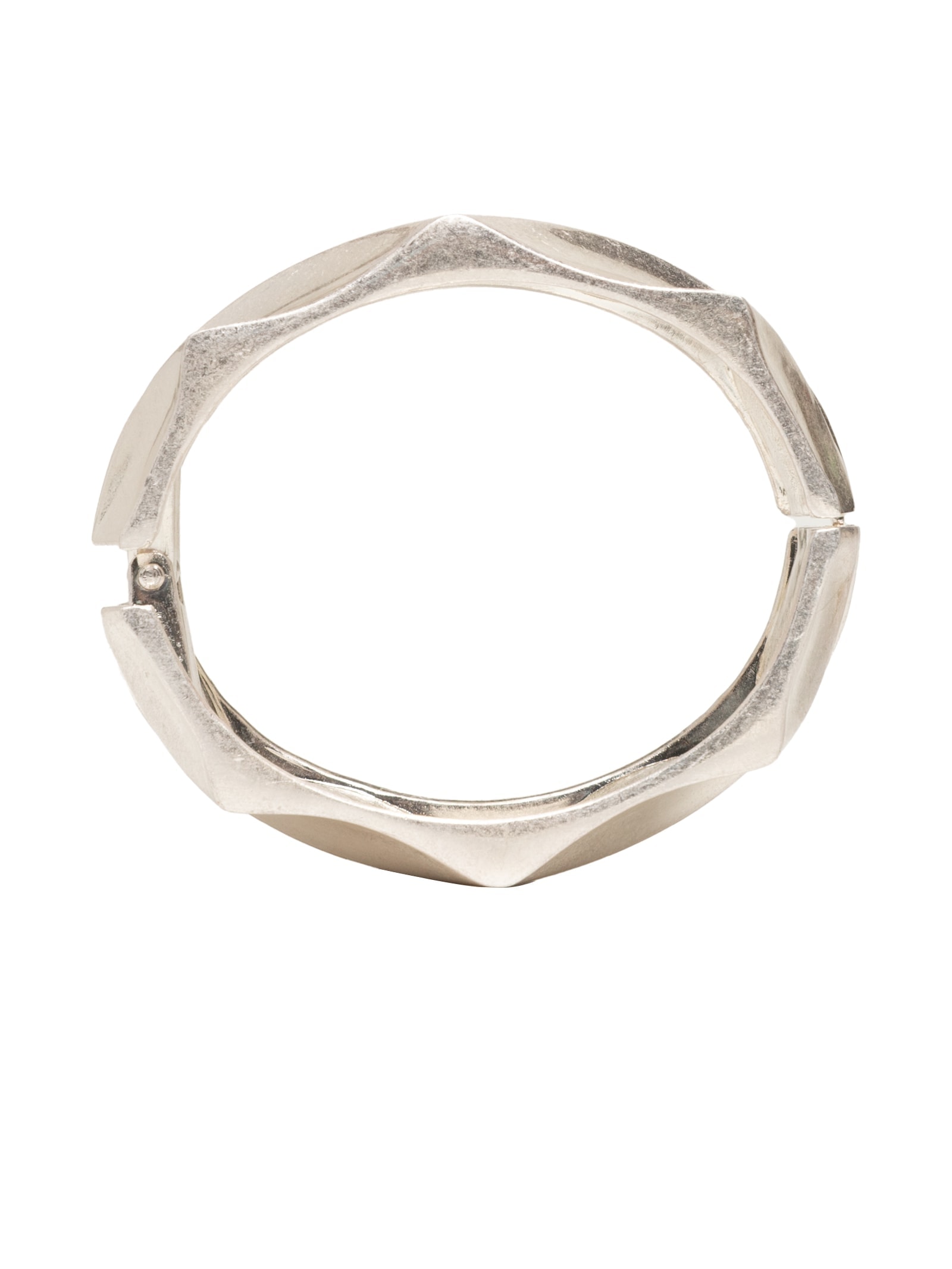 Bracelete Feminino Orgânico Prateado Market 33