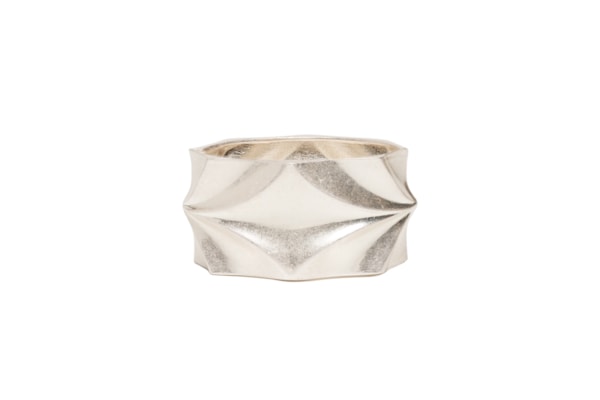 Bracelete Feminino Orgânico - Prateado