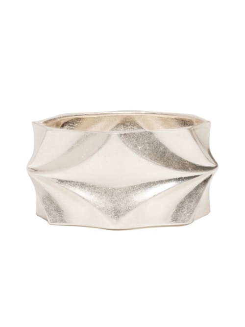 Bracelete Feminino Orgânico – Prateado