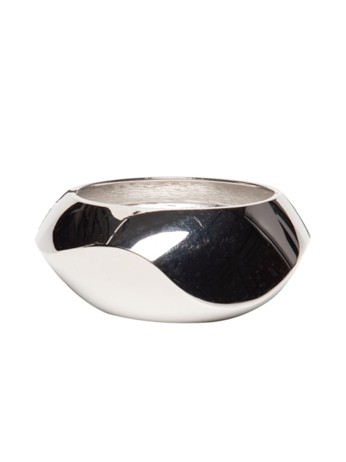 Bracelete Feminino Orgânico – Prateado