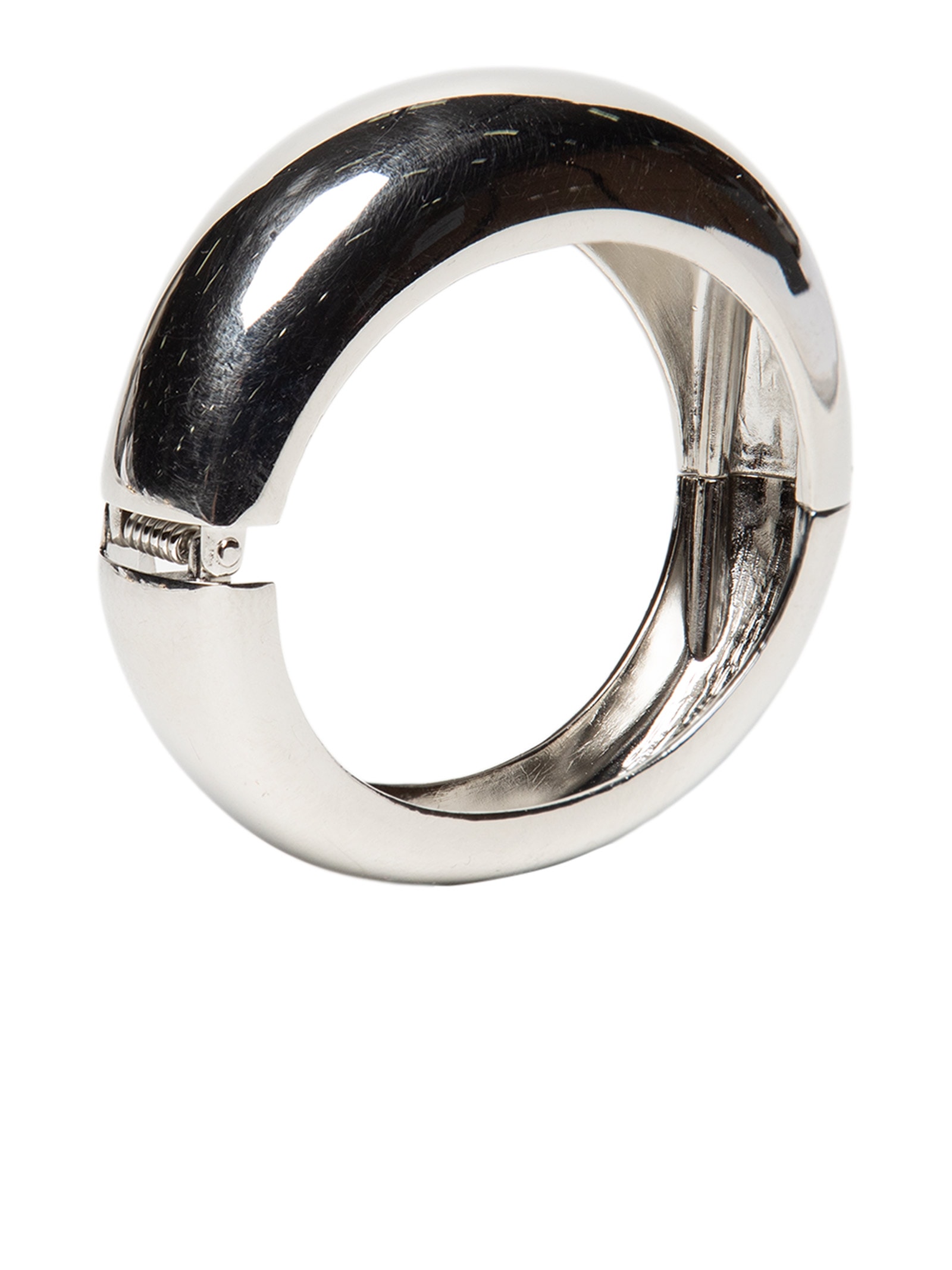 Bracelete Feminino Redondo Prateado Basiq