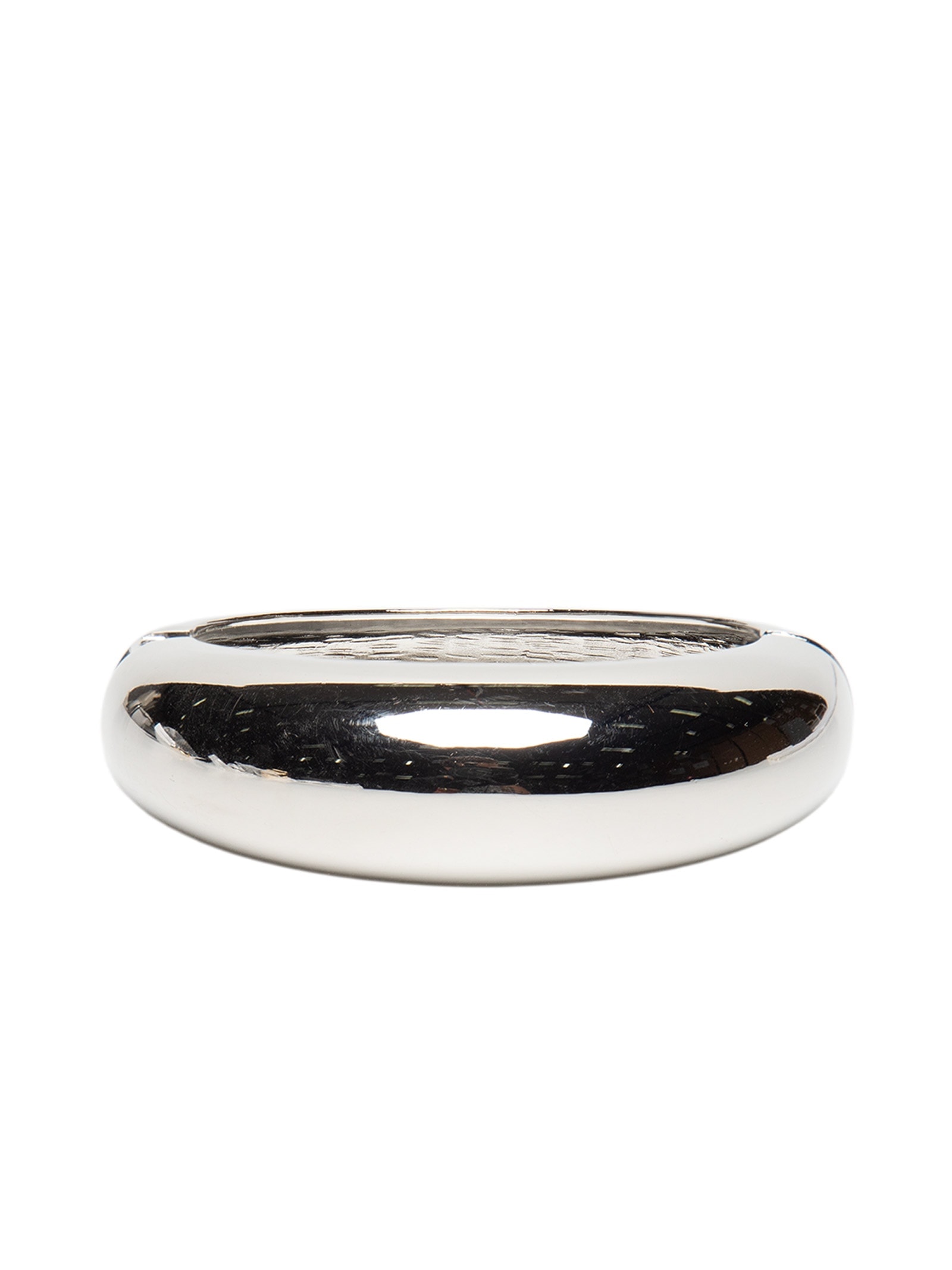 Bracelete Feminino Redondo Prateado Basiq