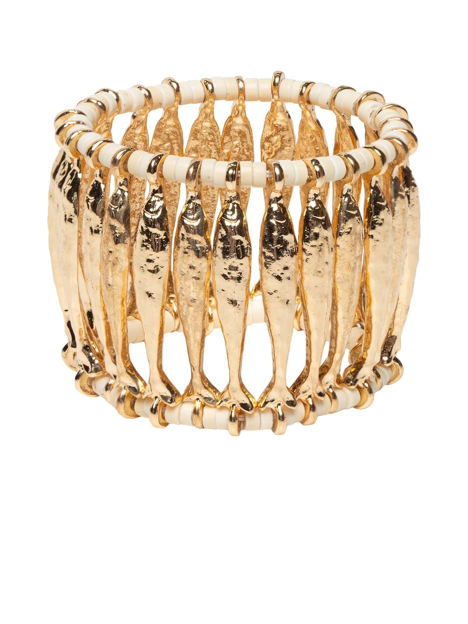 Bracelete Feminino Temático Orgânico Oceano Dourado Market 33