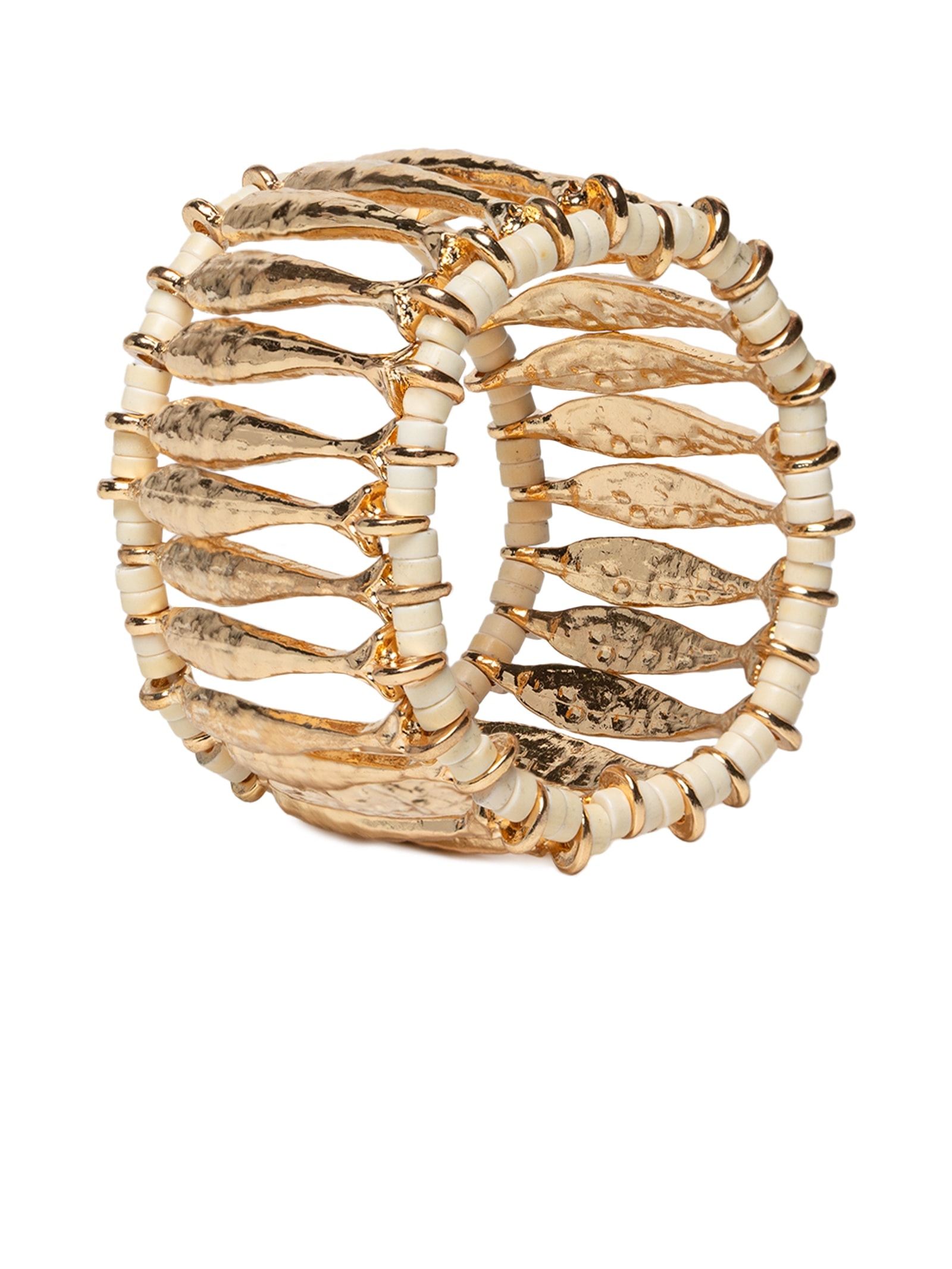 Bracelete Feminino Temático Orgânico Oceano Dourado Market 33