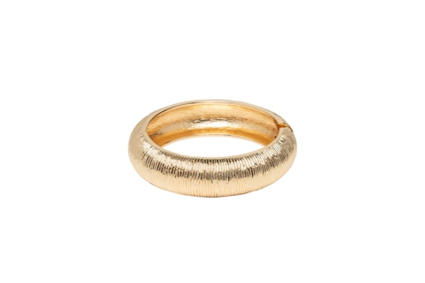 Bracelete Feminino Texturizado - Dourado