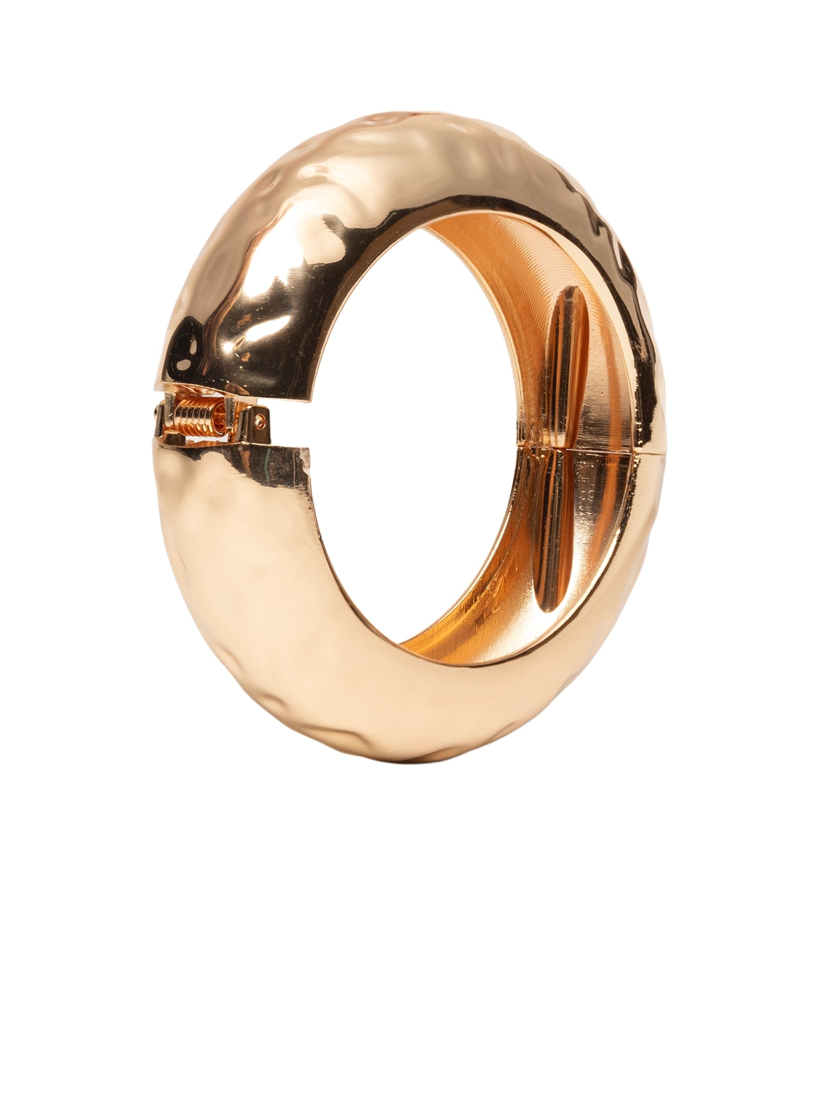 Bracelete Feminino Texturizado Dourado Market 33