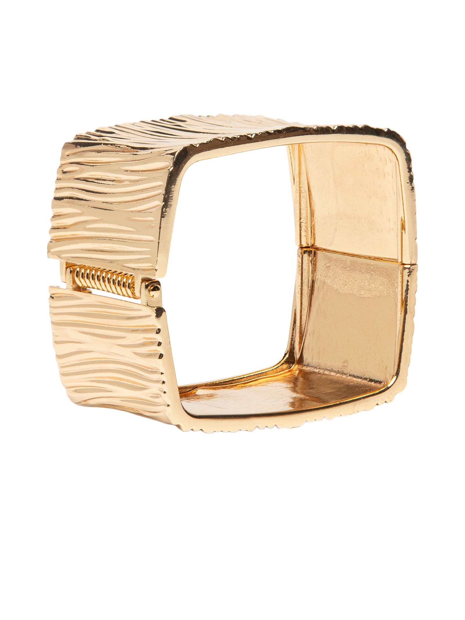Bracelete Feminino Texturizado Dourado '2Essential