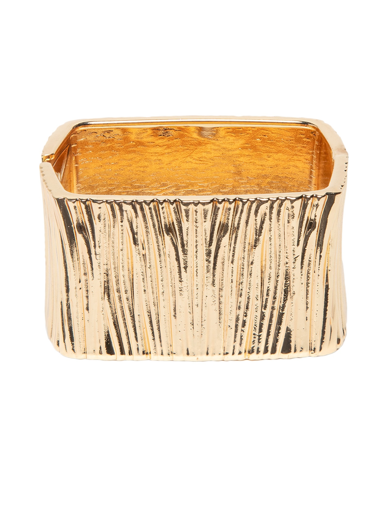 Bracelete Feminino Texturizado Dourado '2Essential