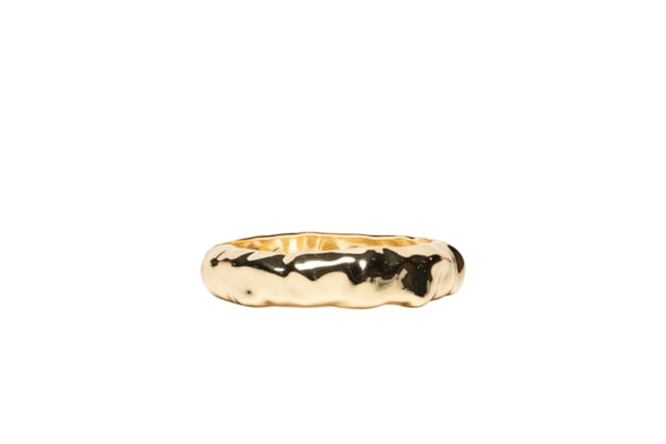 Bracelete Feminino Texturizado - Dourado