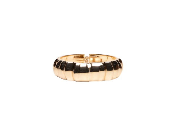 Bracelete Feminino Texturizado - Dourado