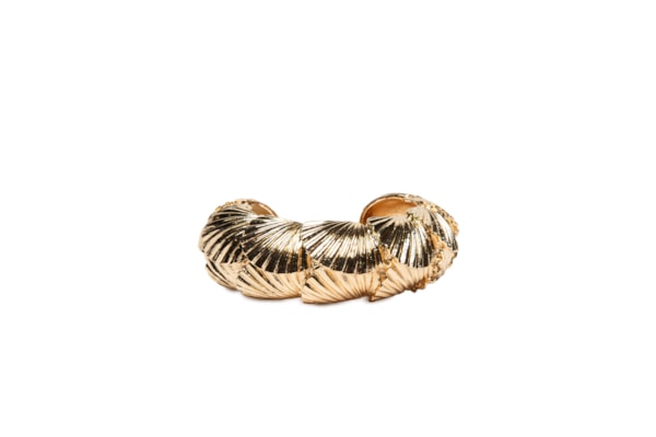 Bracelete Feminino Texturizado - Dourado