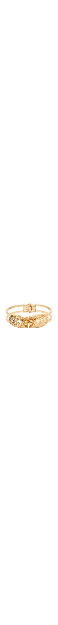 Bracelete Feminino Texturizado Fosco - Dourado