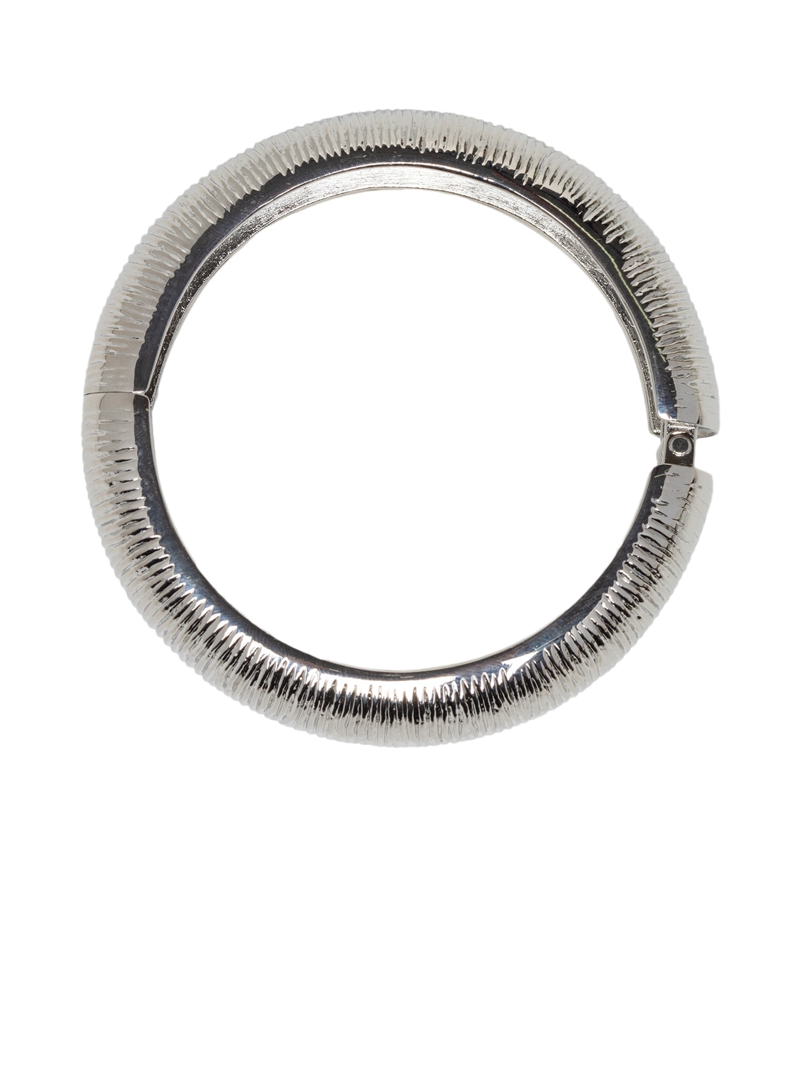 Bracelete Feminino Texturizado Prateado Market 33