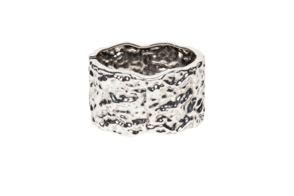 Bracelete Feminino Texturizado - Prateado