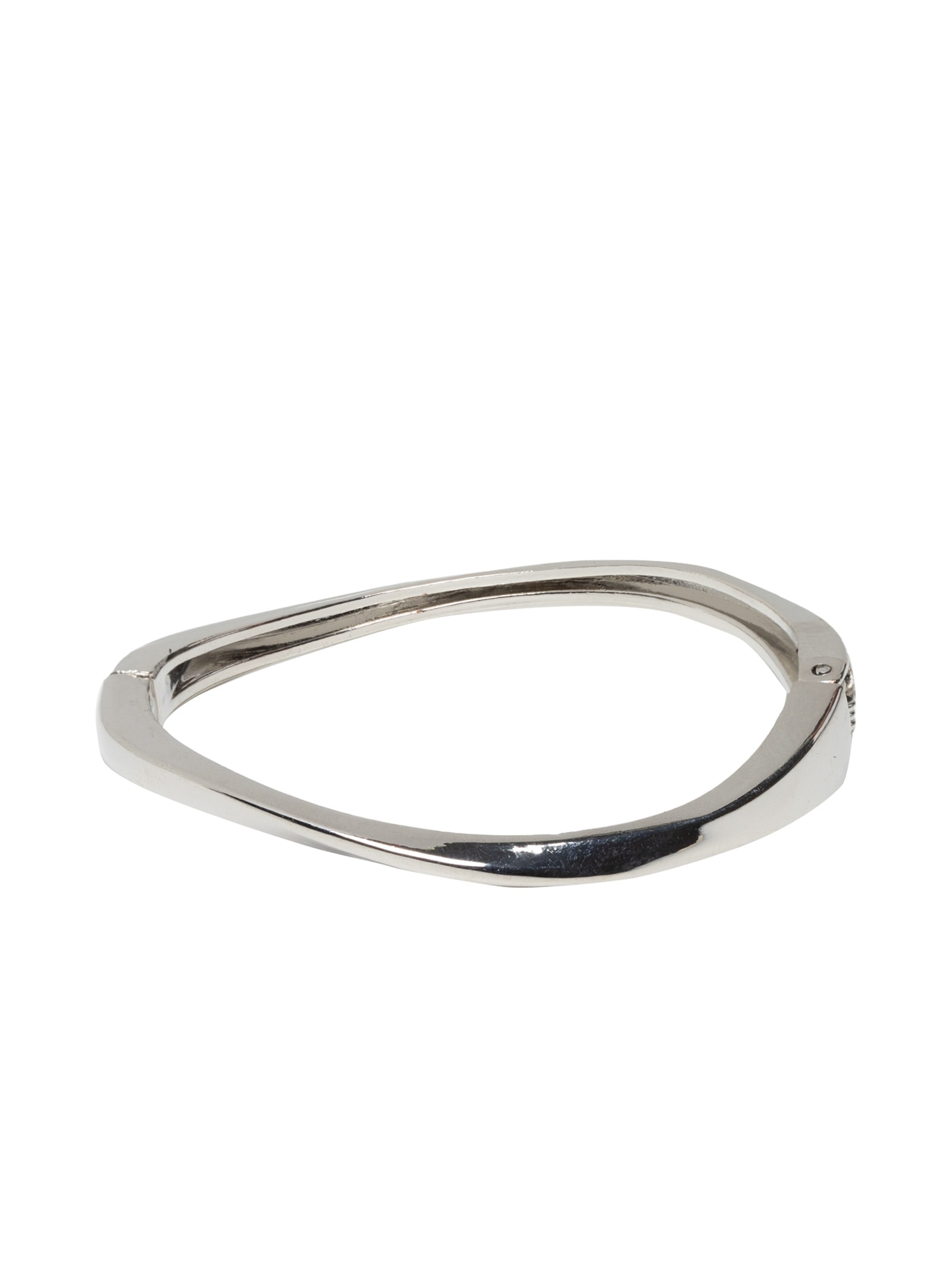 Bracelete Feminino Torcido Prateado Market 33
