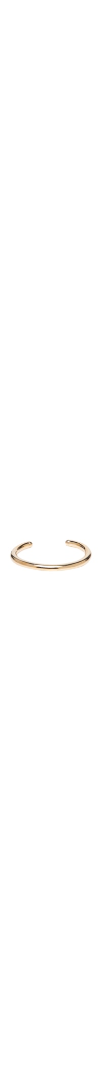 Bracelete Feminino Tubo Liso Ouro Amarelo - Dourado