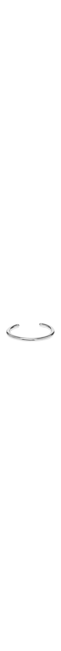 Bracelete Feminino Tubo Liso - Prata