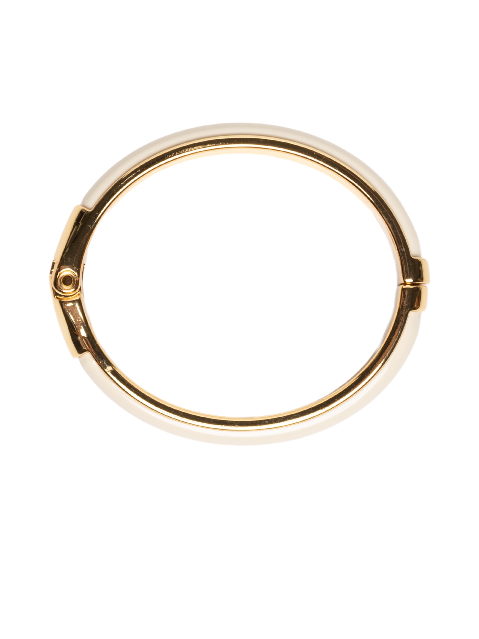Bracelete Feminino Vintage Off White Dourado Andressa Delamuta