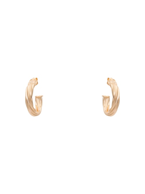 Brinco Darcy Em Metal - Dourado