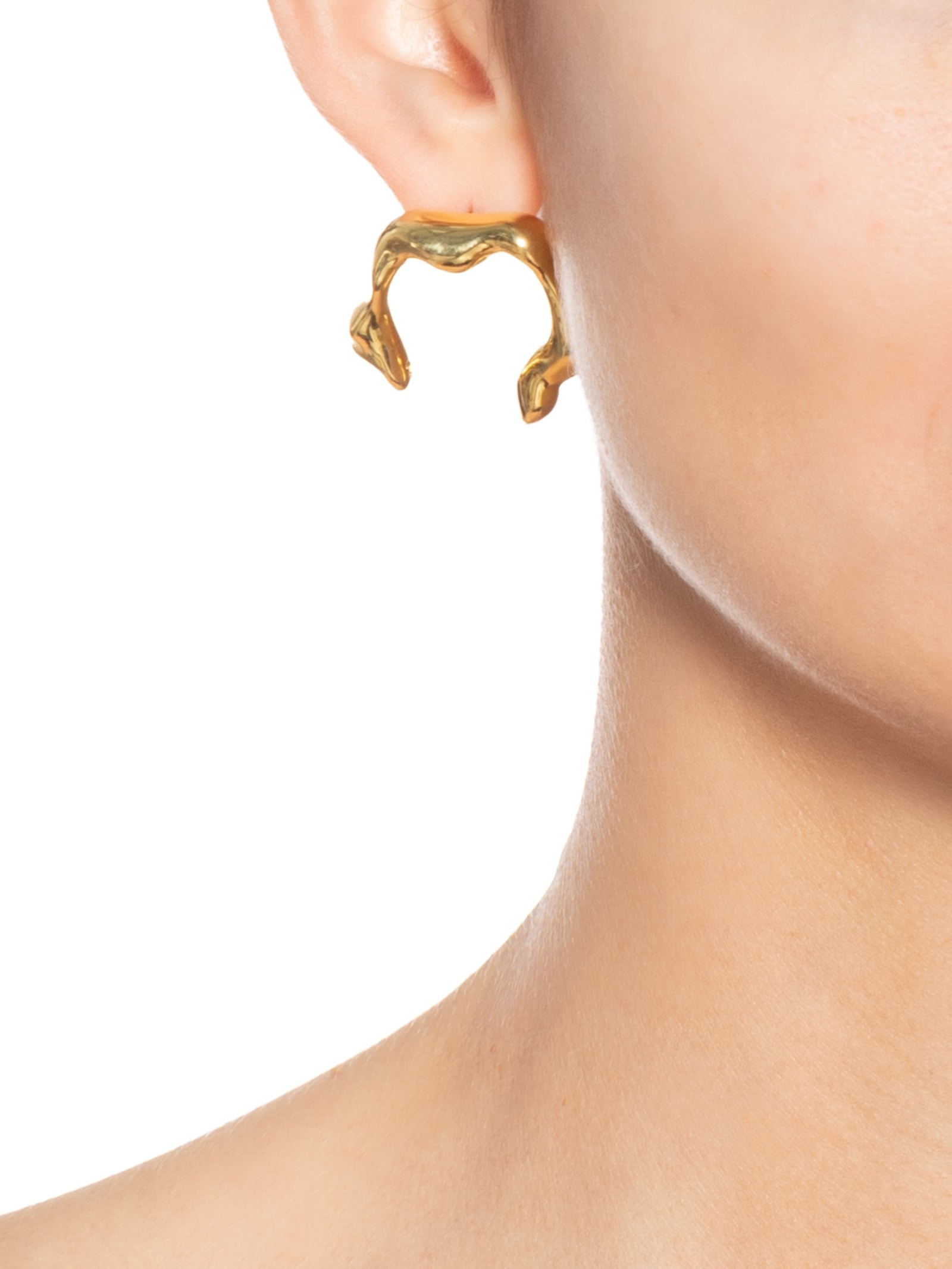 Brinco Feminino Aire Dourado Andressa Delamuta