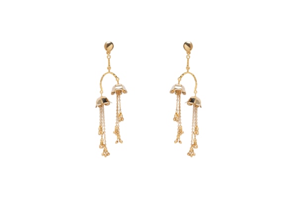 Brinco Feminino Antúrio - Dourado