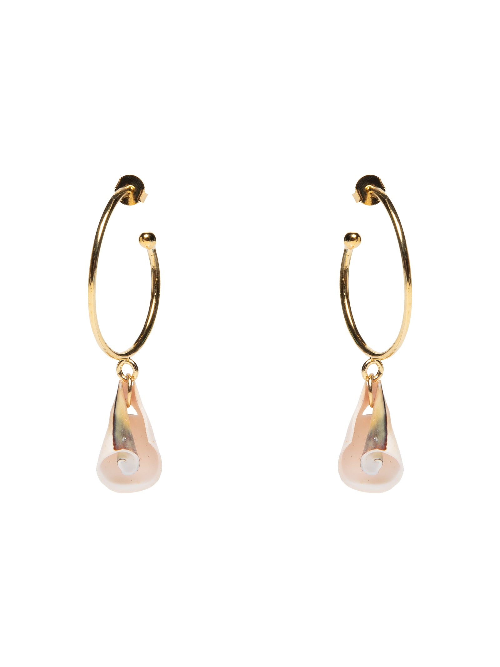 Brinco Feminino Argola Conchário Dourado Dress To