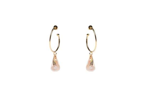 Brinco Feminino Argola Conchário - Dourado