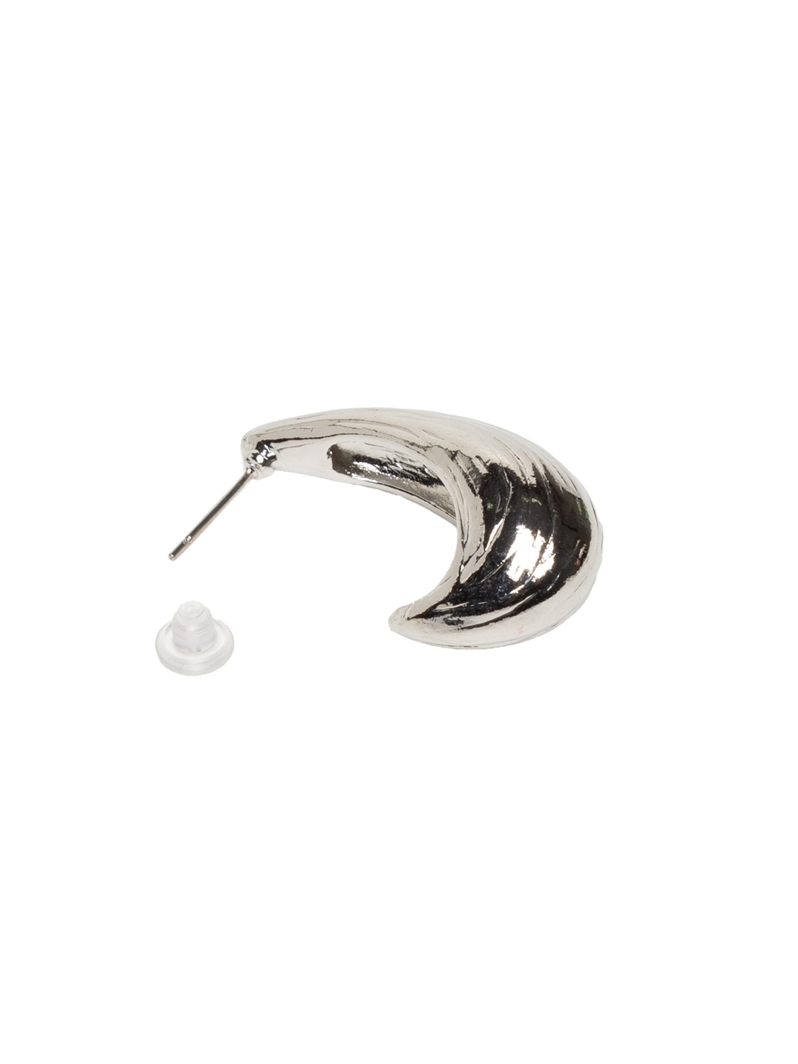Brinco Feminino Argola Prateado Market 33