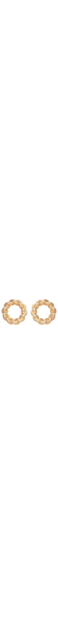 Brinco Feminino Argola Torcida - Dourado