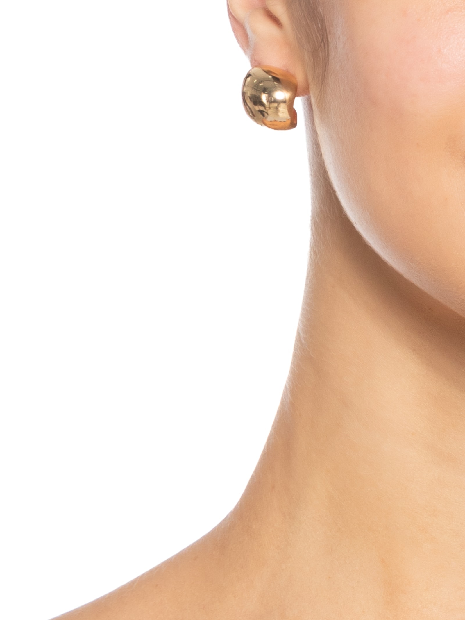 Brinco Feminino Argolas Finas Dourado Basiq