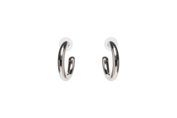 Brinco Feminino Argolas Finas - Prateado