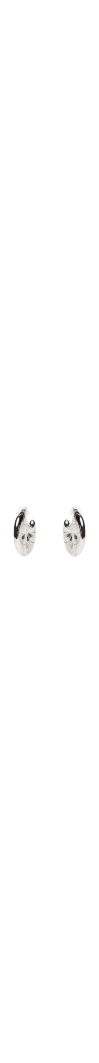 Brinco Feminino Argolas Orgânicas - Prateado