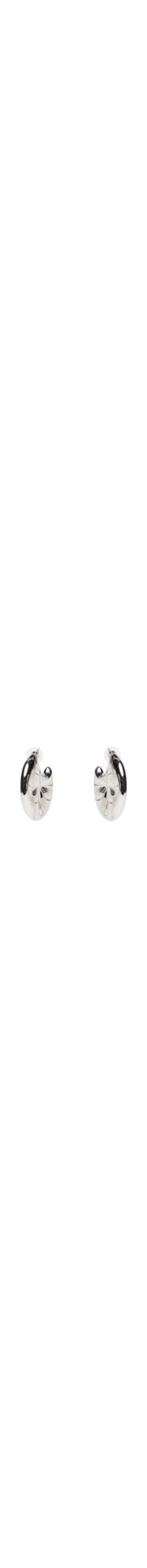 Brinco Feminino Argolas Orgânicas - Prateado