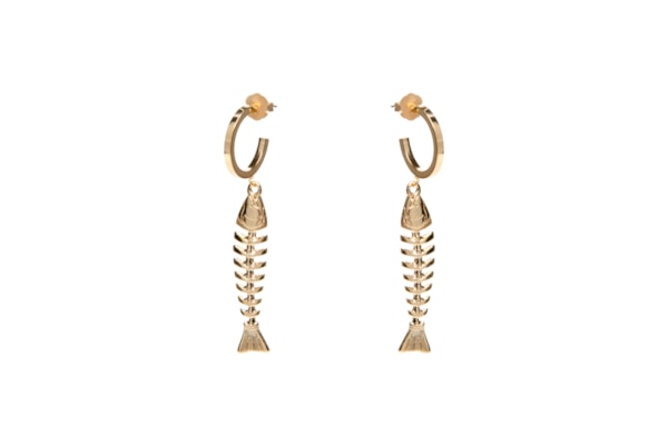 Brinco Feminino Cardume - Dourado
