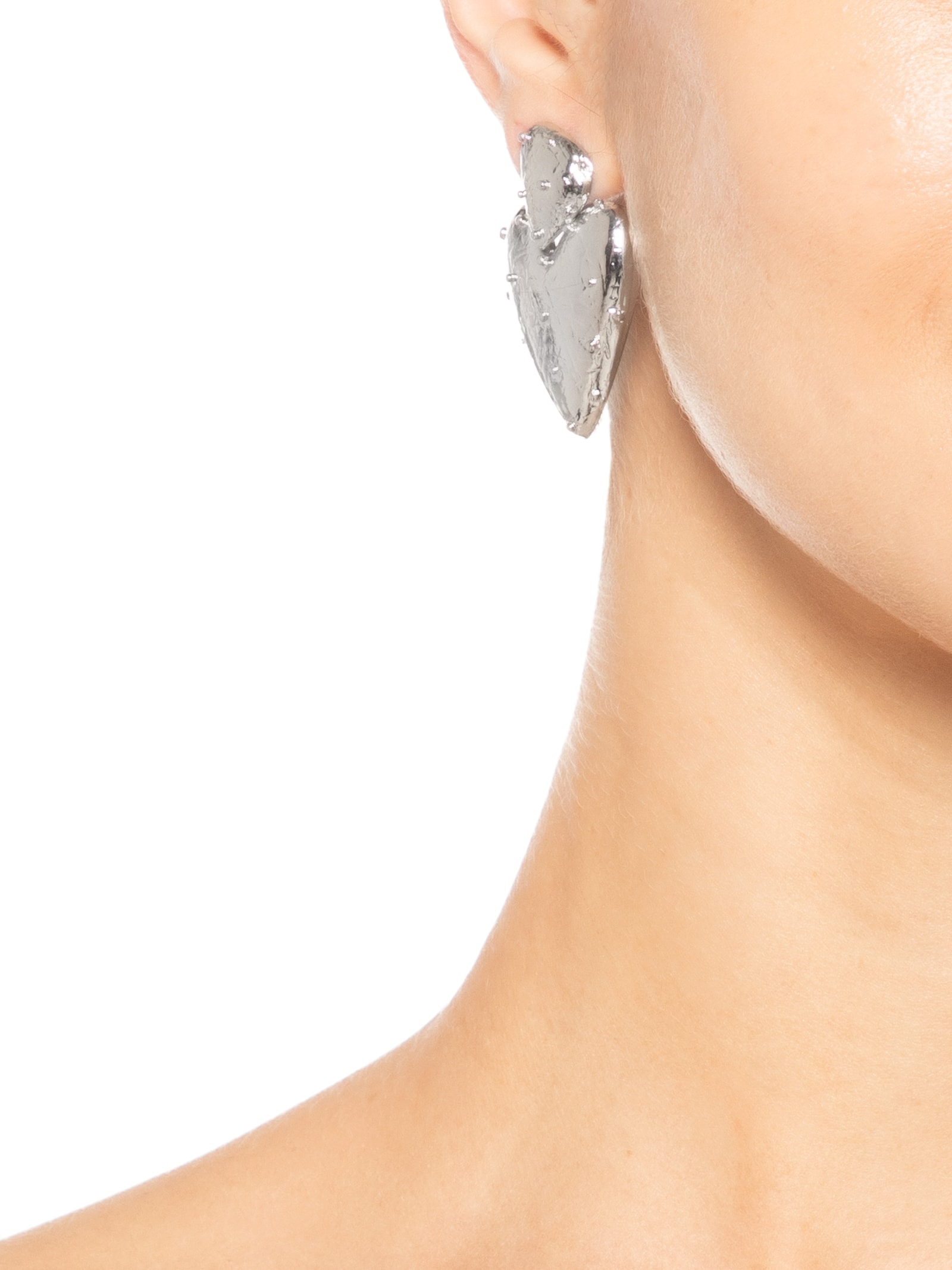 Brinco Feminino Carol Prateado Erre