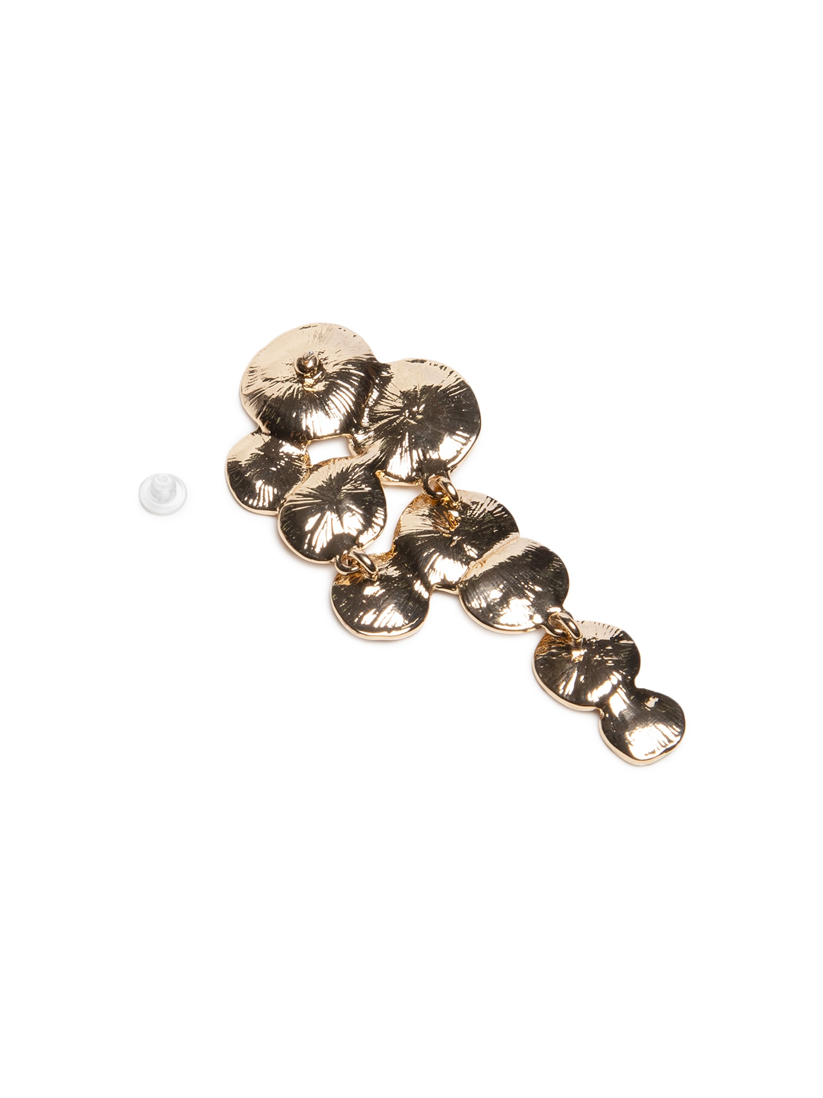 Brinco Feminino Cascata Martelado Dourado '2Essential