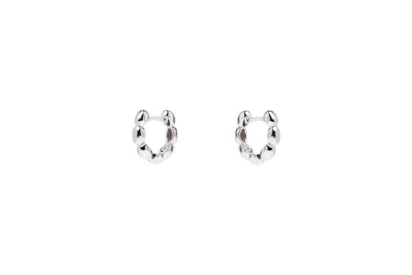 Brinco Feminino Click Gominhos Polidos - Prata