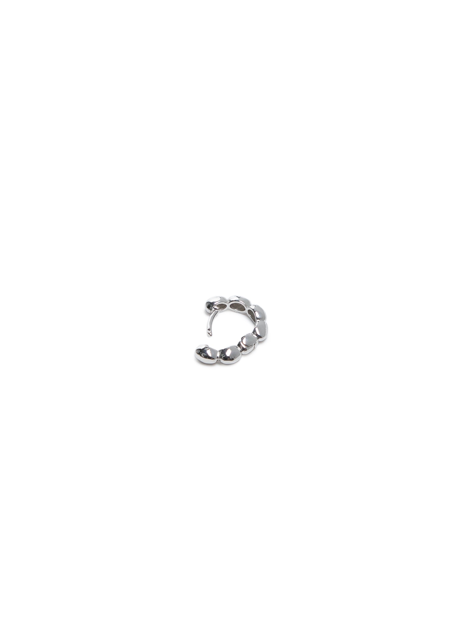 Brinco Feminino Click Gominhos Polidos Prata D'santis Joias