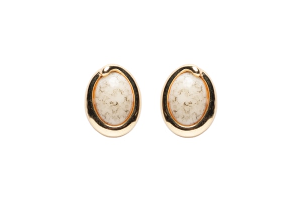 Brinco Feminino Com Pedra - Dourado