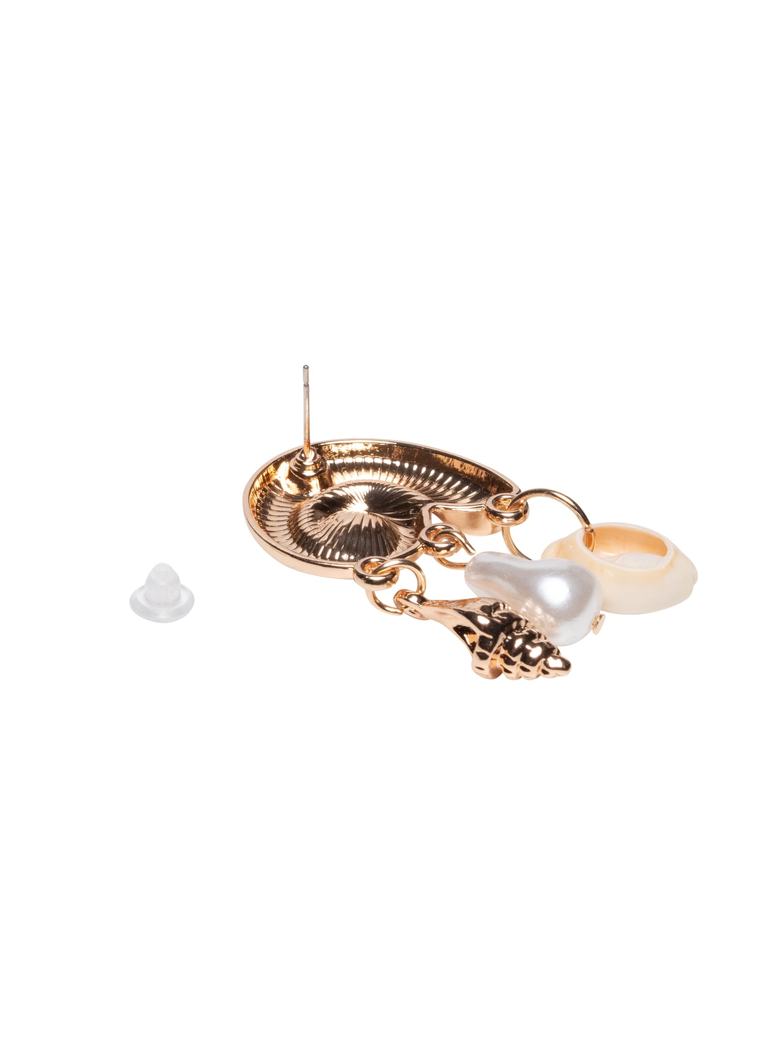 Brinco Feminino Conchas Dourado Market 33