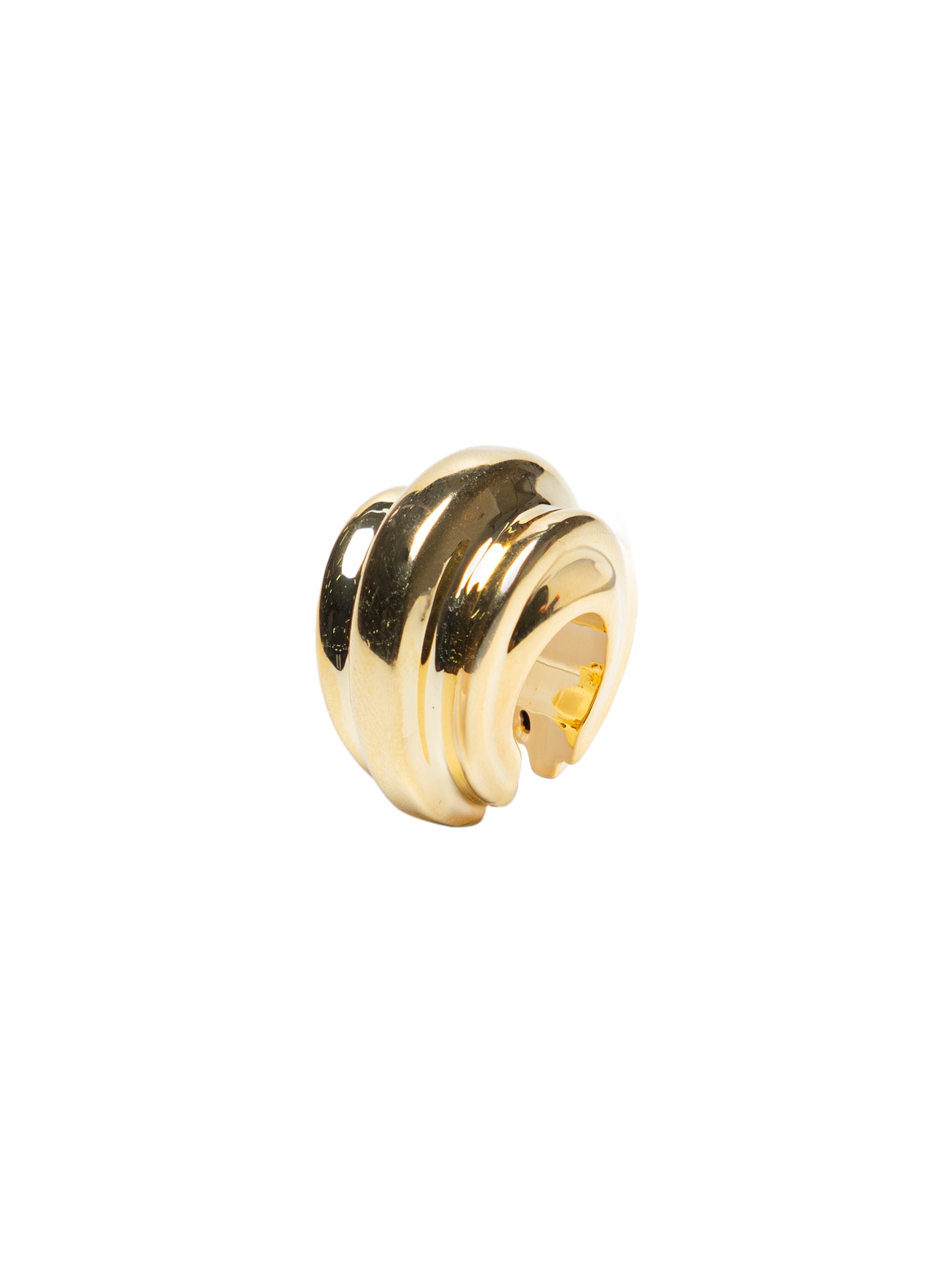 Brinco Feminino Ear Cuff Disco Dourado  Andressa Delamuta