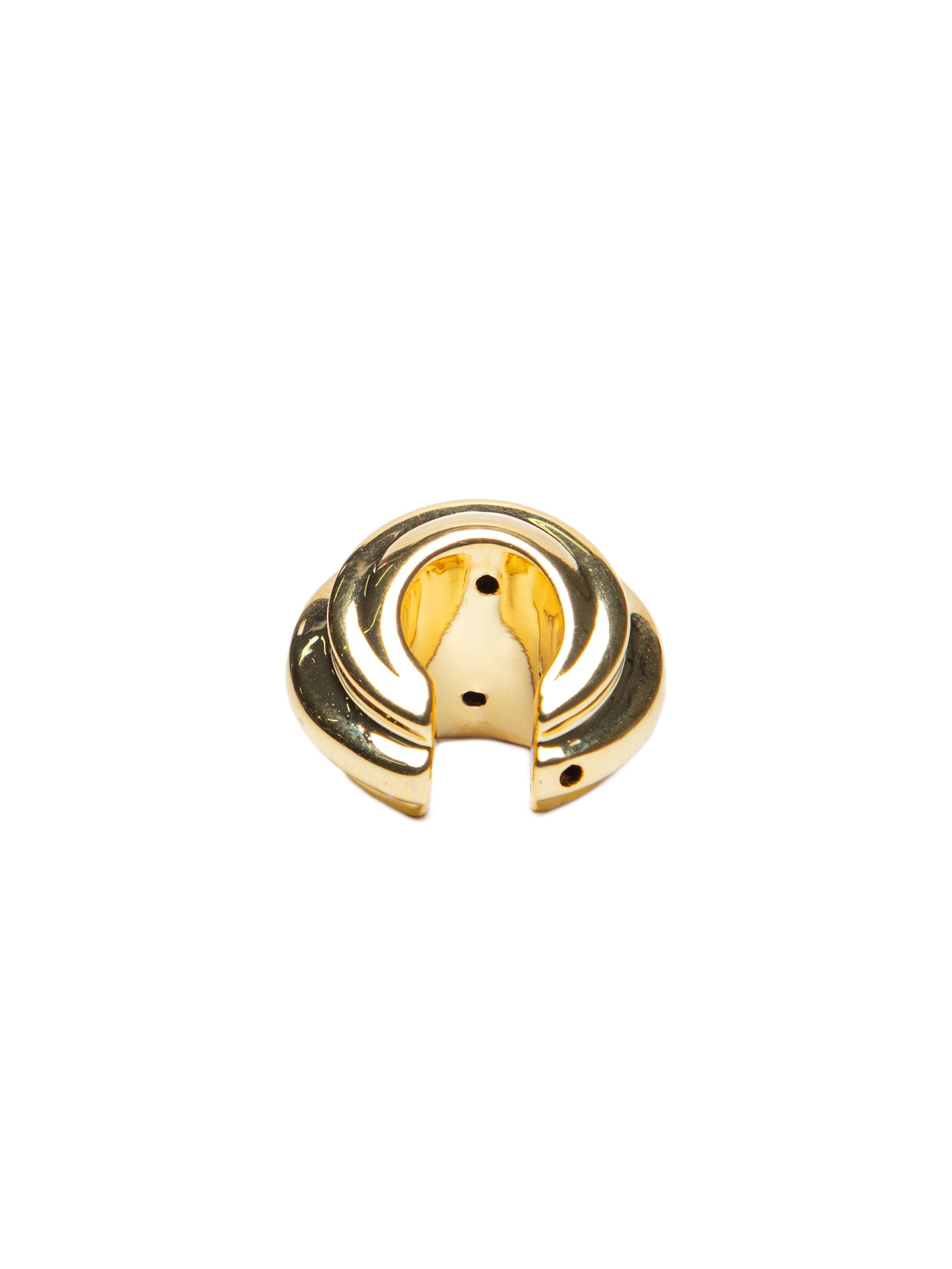 Brinco Feminino Ear Cuff Disco Dourado  Andressa Delamuta